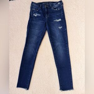 American Eagle AE Next Level Stretch Jeggings Skinny Jeans - Dark Wash